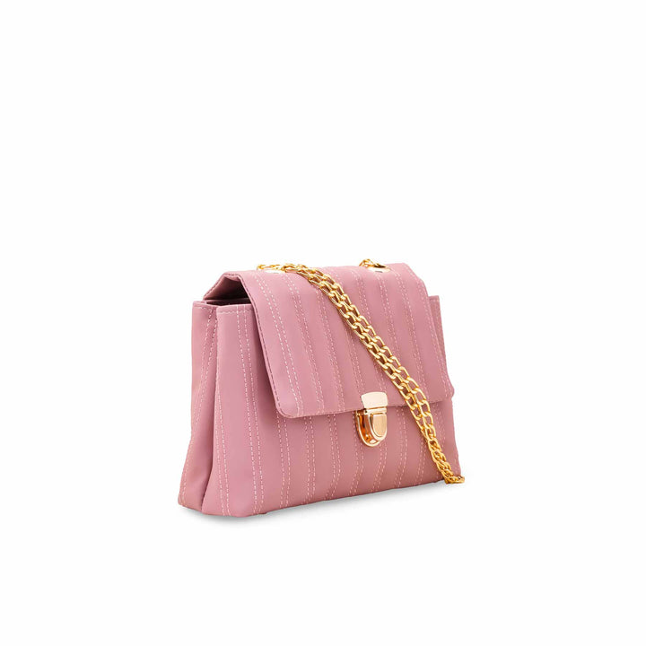 Peach Casual Shoulder Bag For Women P56286