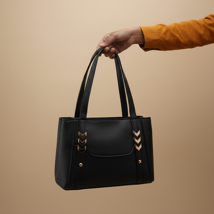 Black Casual Hand Bag For Women P56287