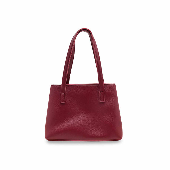 Maroon Casual Hand Bag For Women P56287