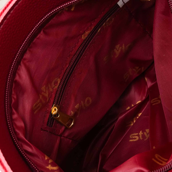 Maroon Casual Hand Bag For Women P56287