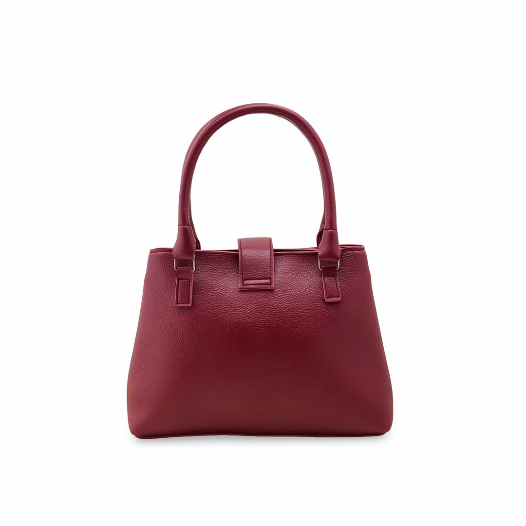 Maroon Casual Hand Bag For Ladies P56288