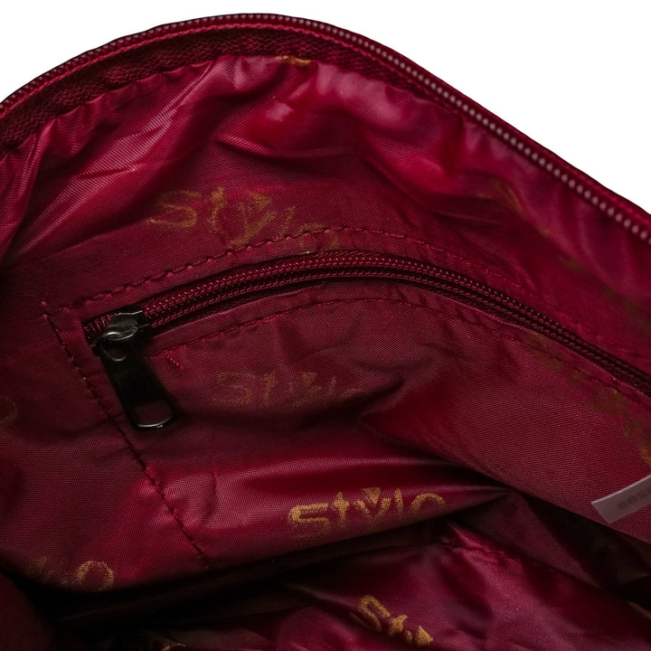 Maroon Casual Hand Bag For Ladies P56288