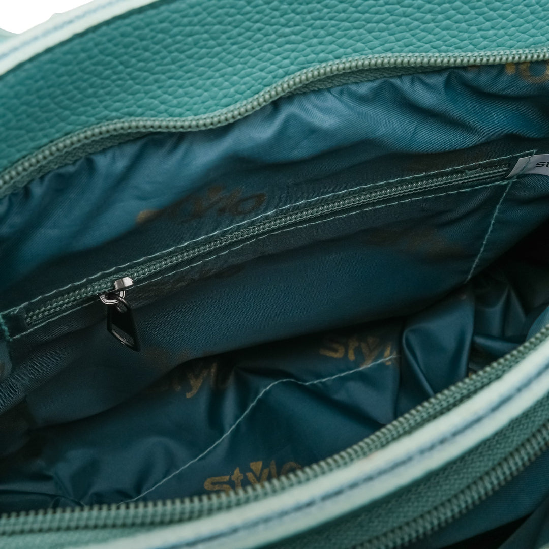 Green Casual Hand Bag For Ladies P56288