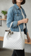 White Casual Shoulder Bag For Women P56303