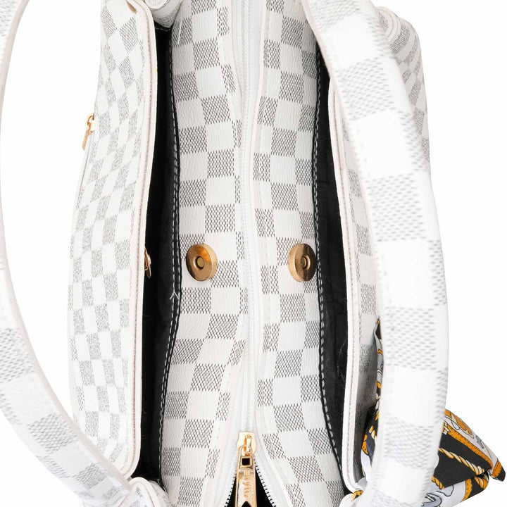 White Shoulder Bag For Women P56303