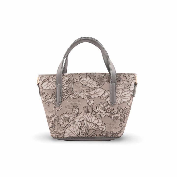Grey Formal Hand Bag For Women P56306