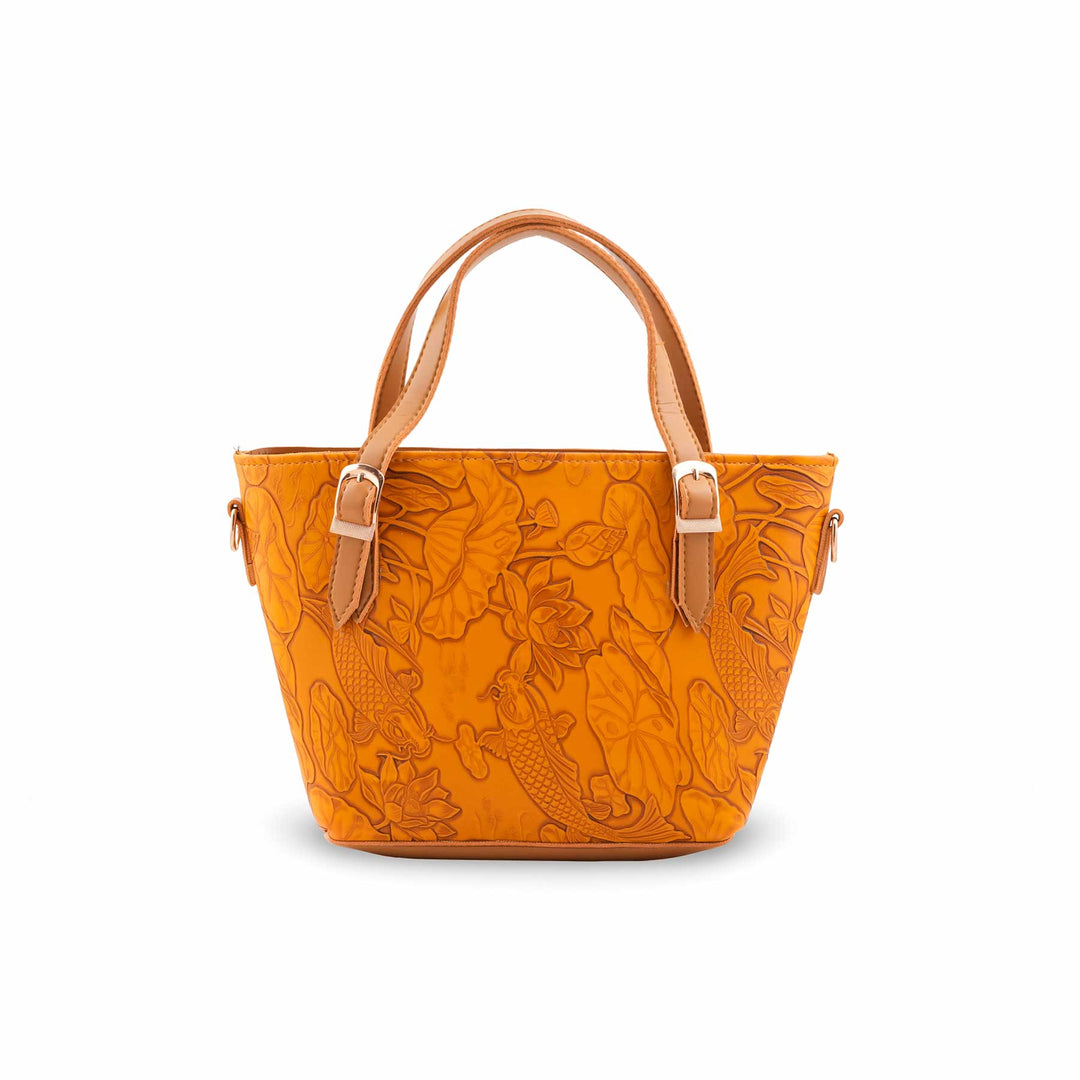 Yellow Formal Hand Bag For Women P56306