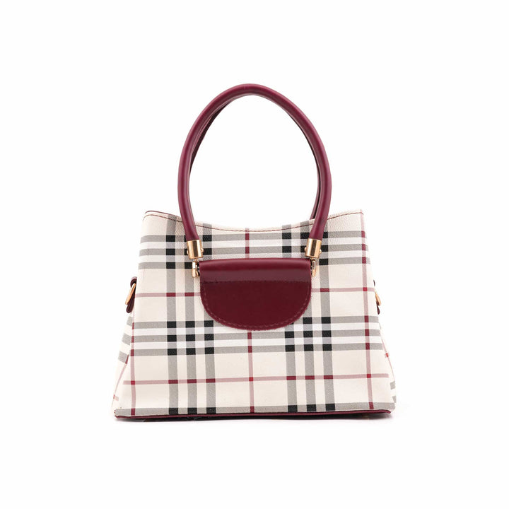 Maroon Casual Hand Bag For Women P56308
