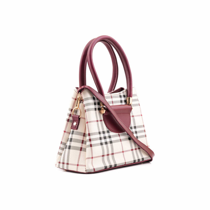 Maroon Casual Hand Bag For Women P56308