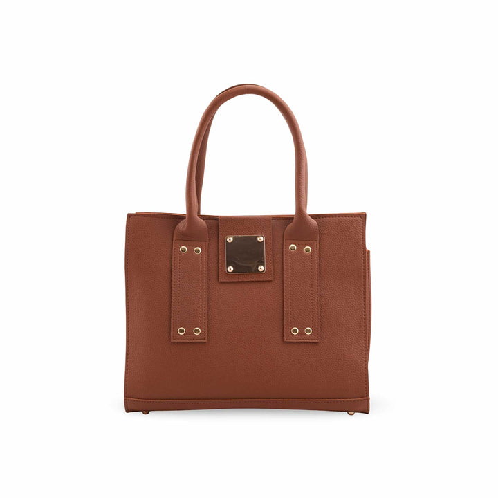 Mustard Formal Hand Bag For Women P56310