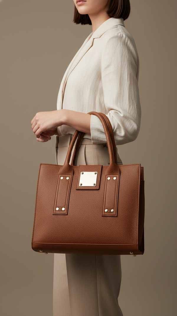 Mustard Formal Hand Bag For Women P56310