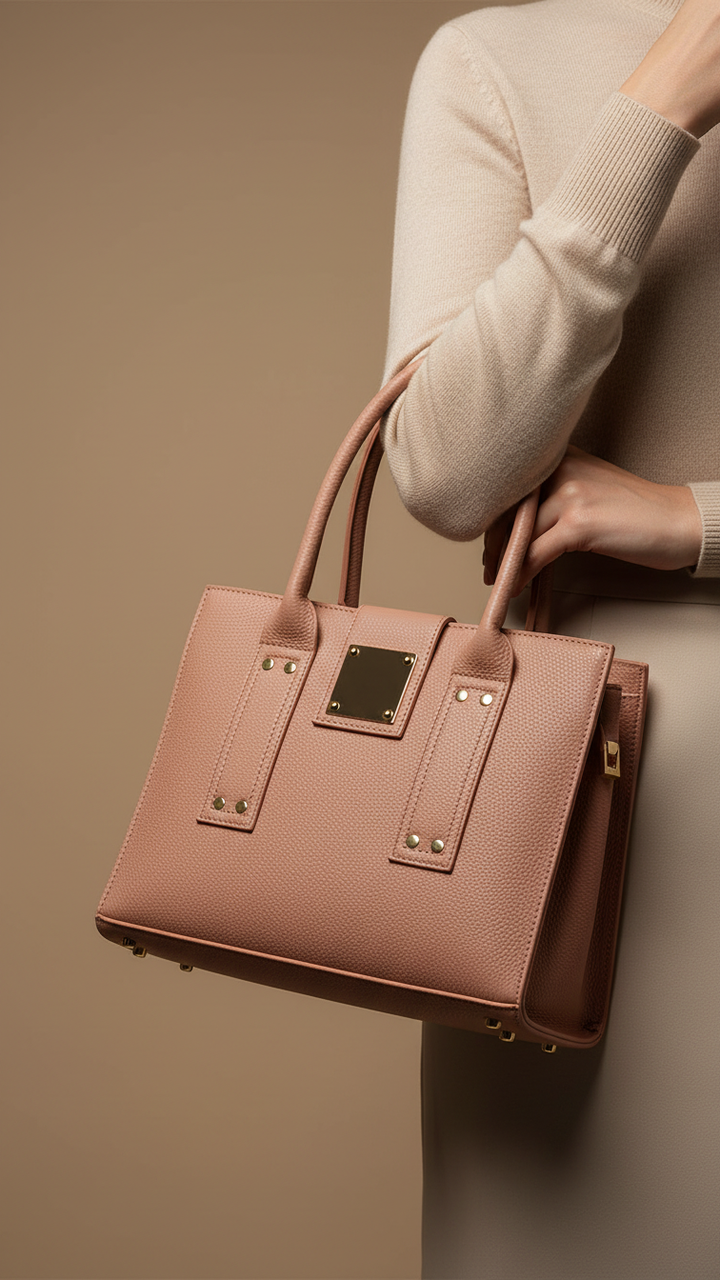 Pink Formal Hand Bag For Women P56310