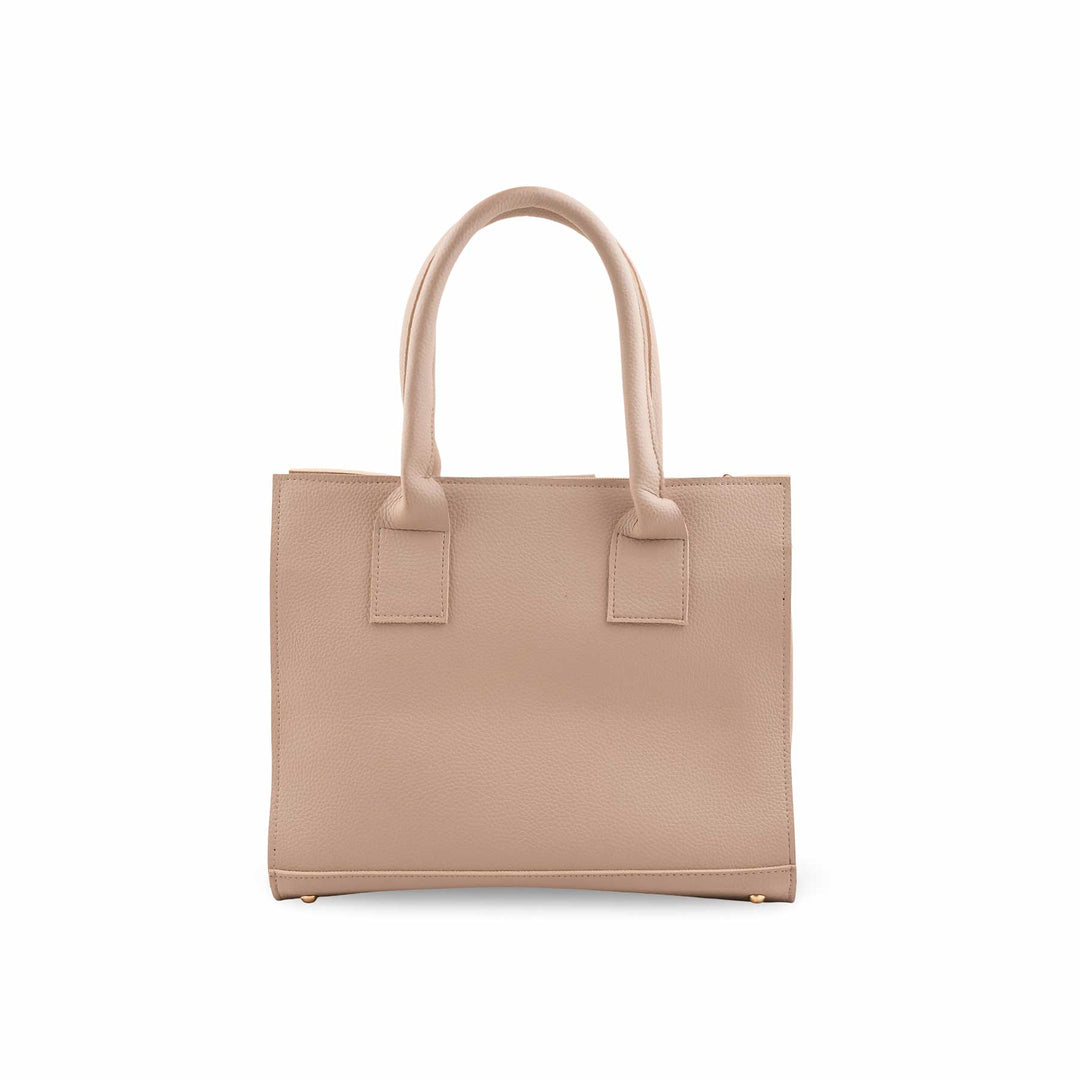 Beige Formal Hand Bag For Women P56310