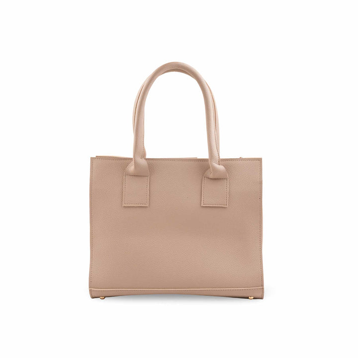 Beige Formal Hand Bag For Women P56310