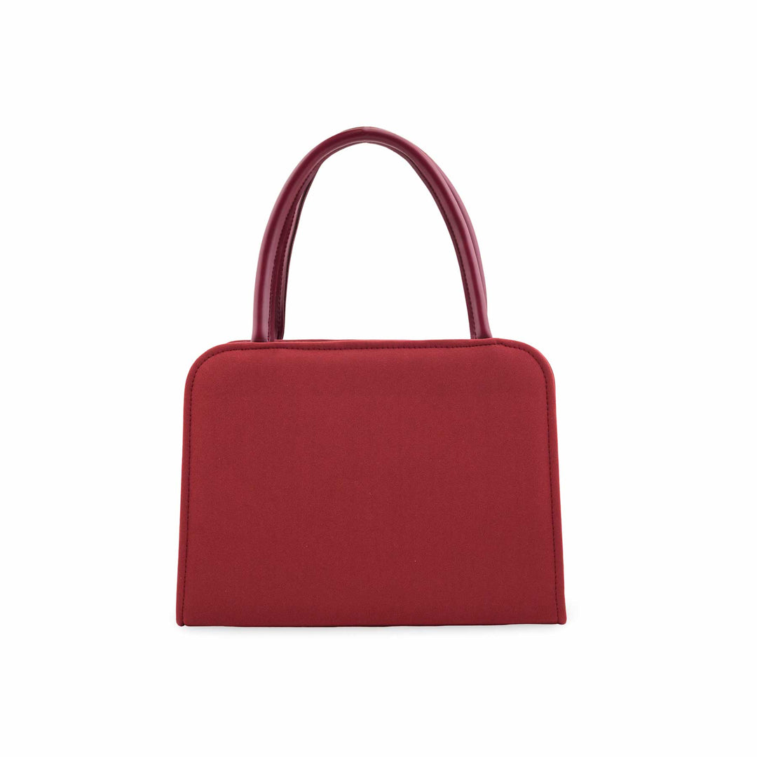 Maroon Formal Hand Bag For Women P56311