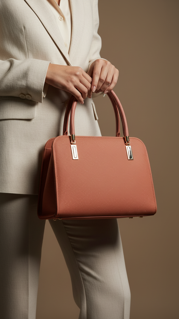 Pink Formal Hand Bag For Ladies P56311