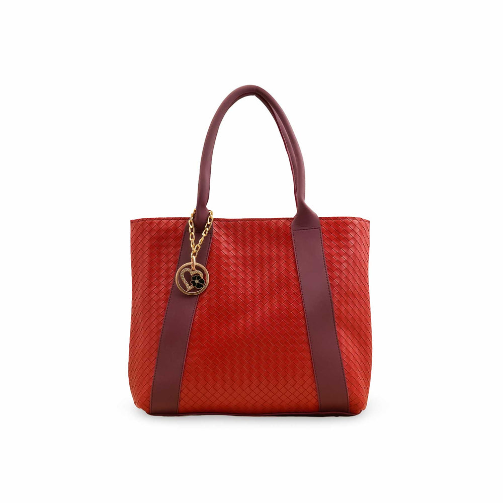 Maroon Casual Shoulder Bag For Ladies P56322