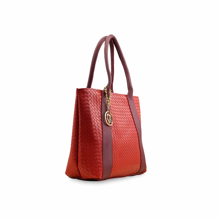 Maroon Casual Shoulder Bag For Ladies P56322
