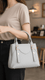 Grey Casual Hand Bag For Ladies P56323