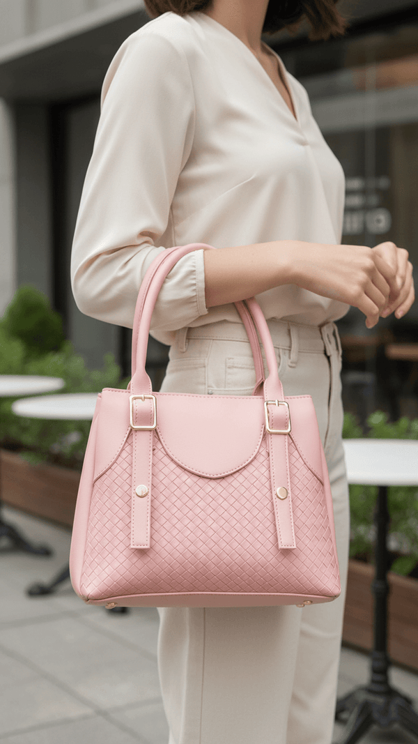 Pink Casual Hand Bag For Ladies P56323