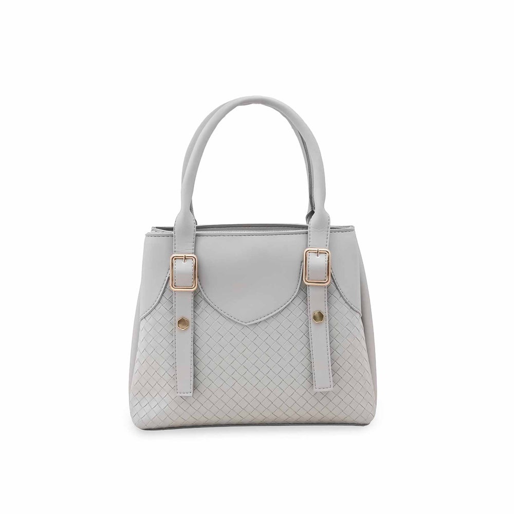 Grey Casual Hand Bag For Ladies P56323