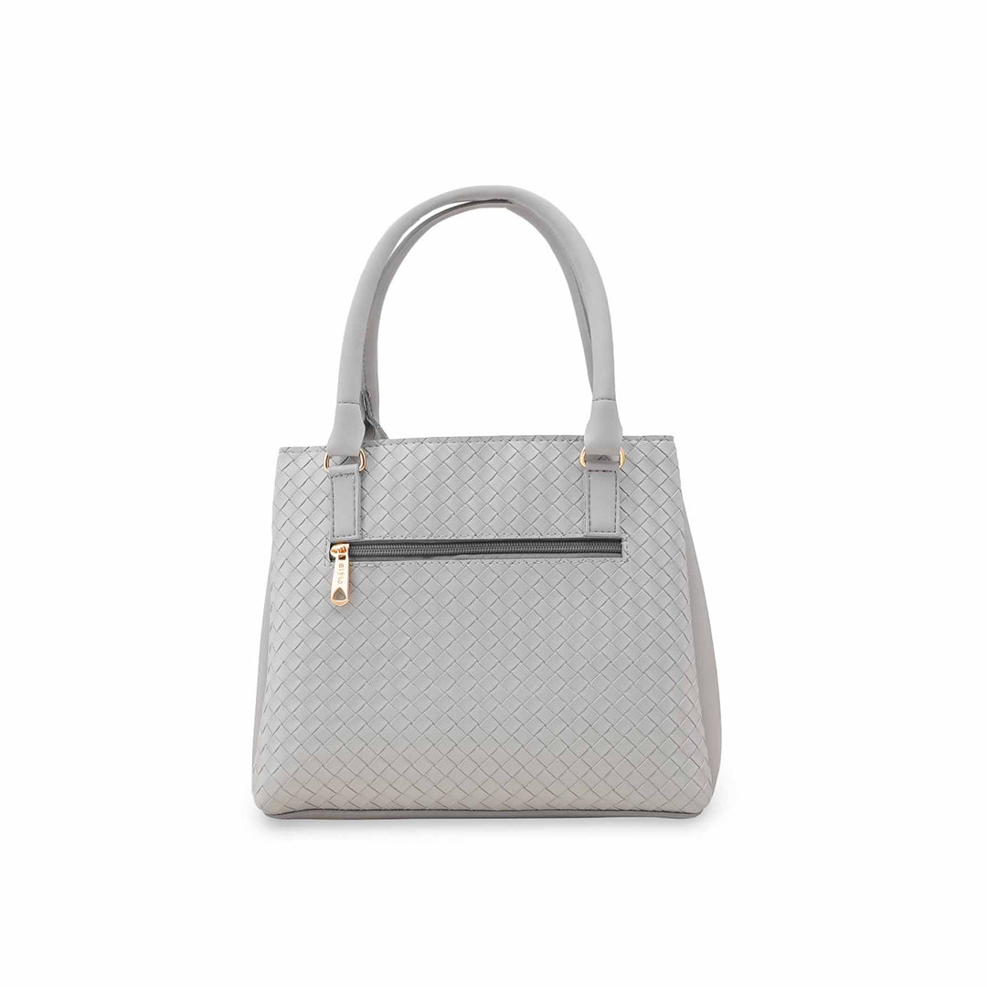 Grey Casual Hand Bag For Ladies P56323