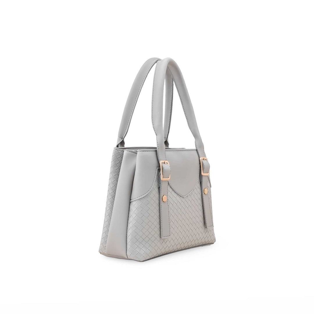 Grey Casual Hand Bag For Ladies P56323