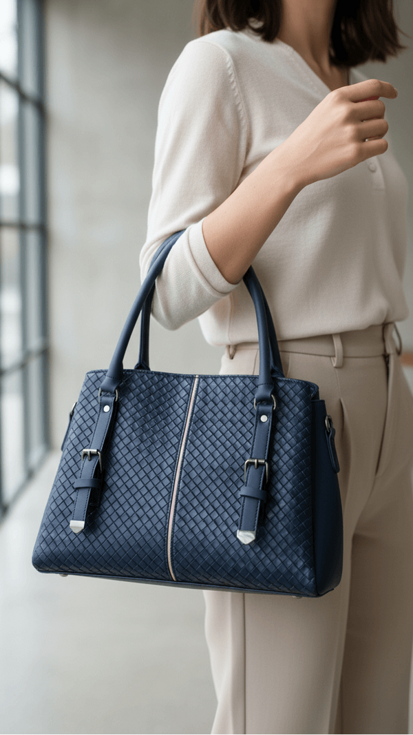 Navy Casual Hand Bag For Women P56324