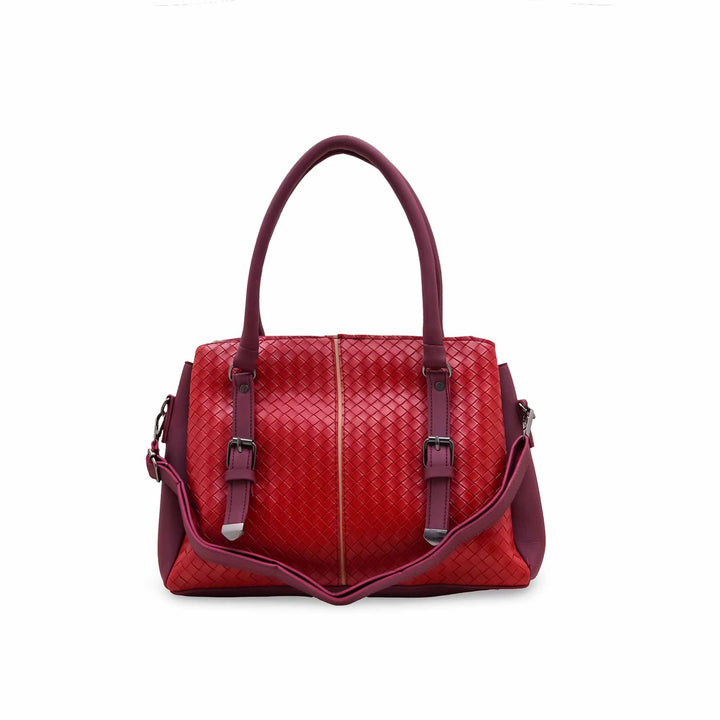 Maroon Casual Hand Bag For Women P56324