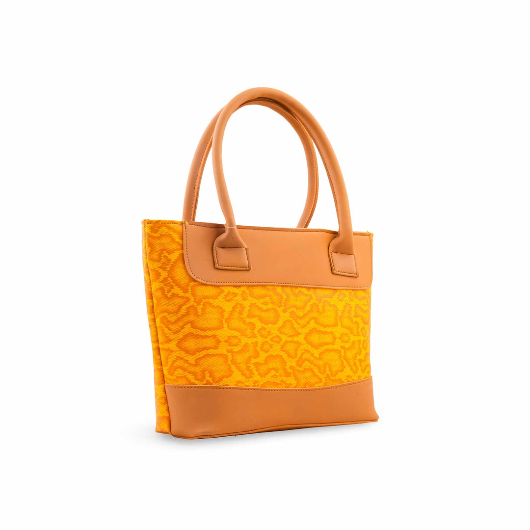 Yellow Formal Shoulder Bag For Women P56366