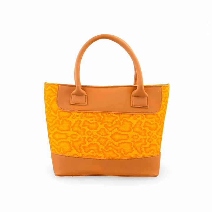 Yellow Formal Shoulder Bag For Women P56366