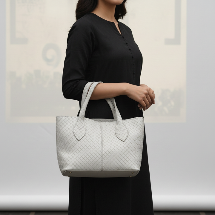 Grey Casual Shoulder Bag For Women P56321