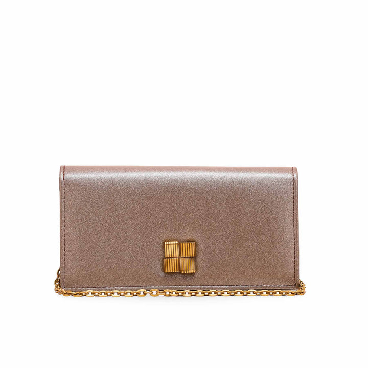 Brown Formal Clutch P60309