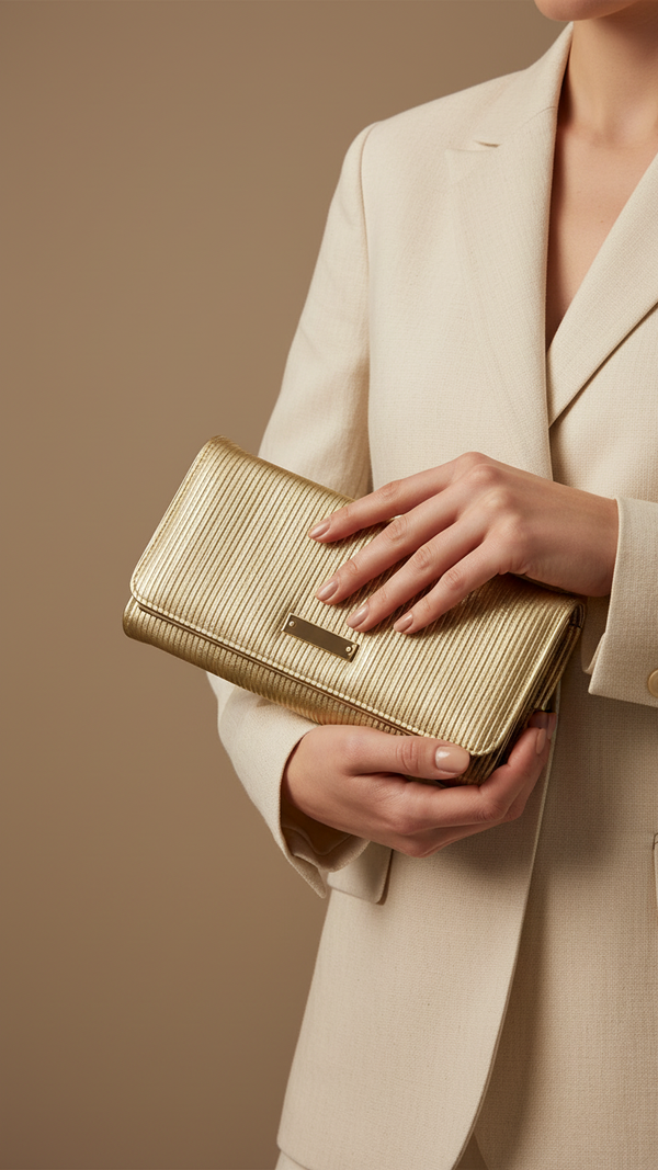 Golden Casual Wallet For Women P70959