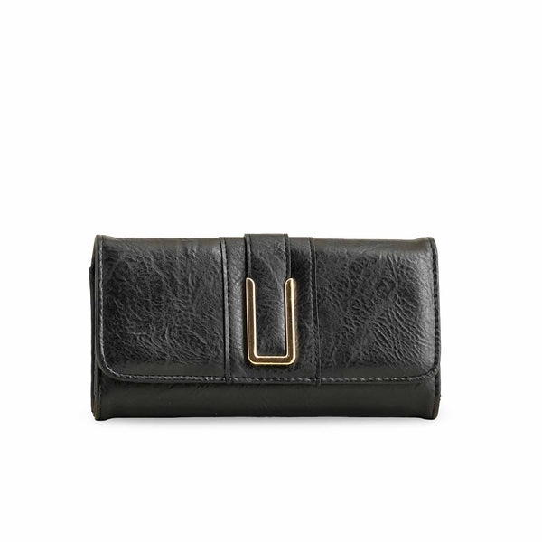 Black Casual Wallet For Women P70960