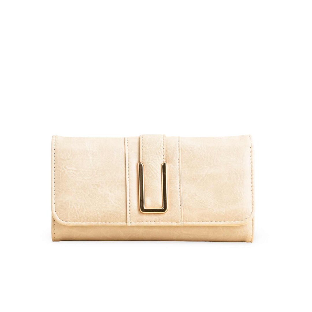 Beige Casual Wallet For Women P70960