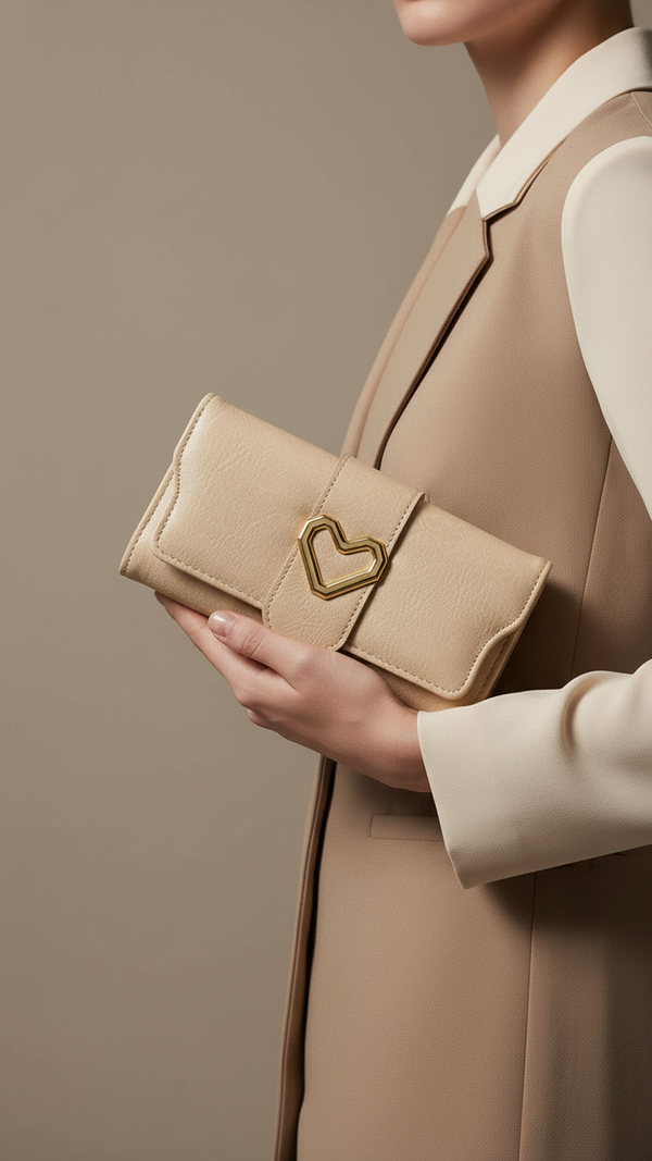 Beige Casual Wallet P70961