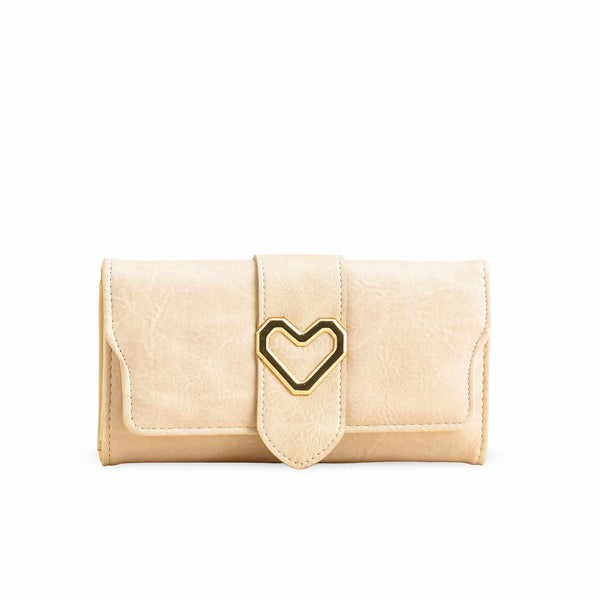 Beige Casual Wallet P70961