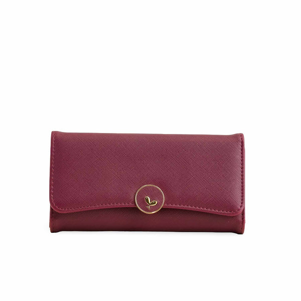 Maroon Women Casual Wallet P70965