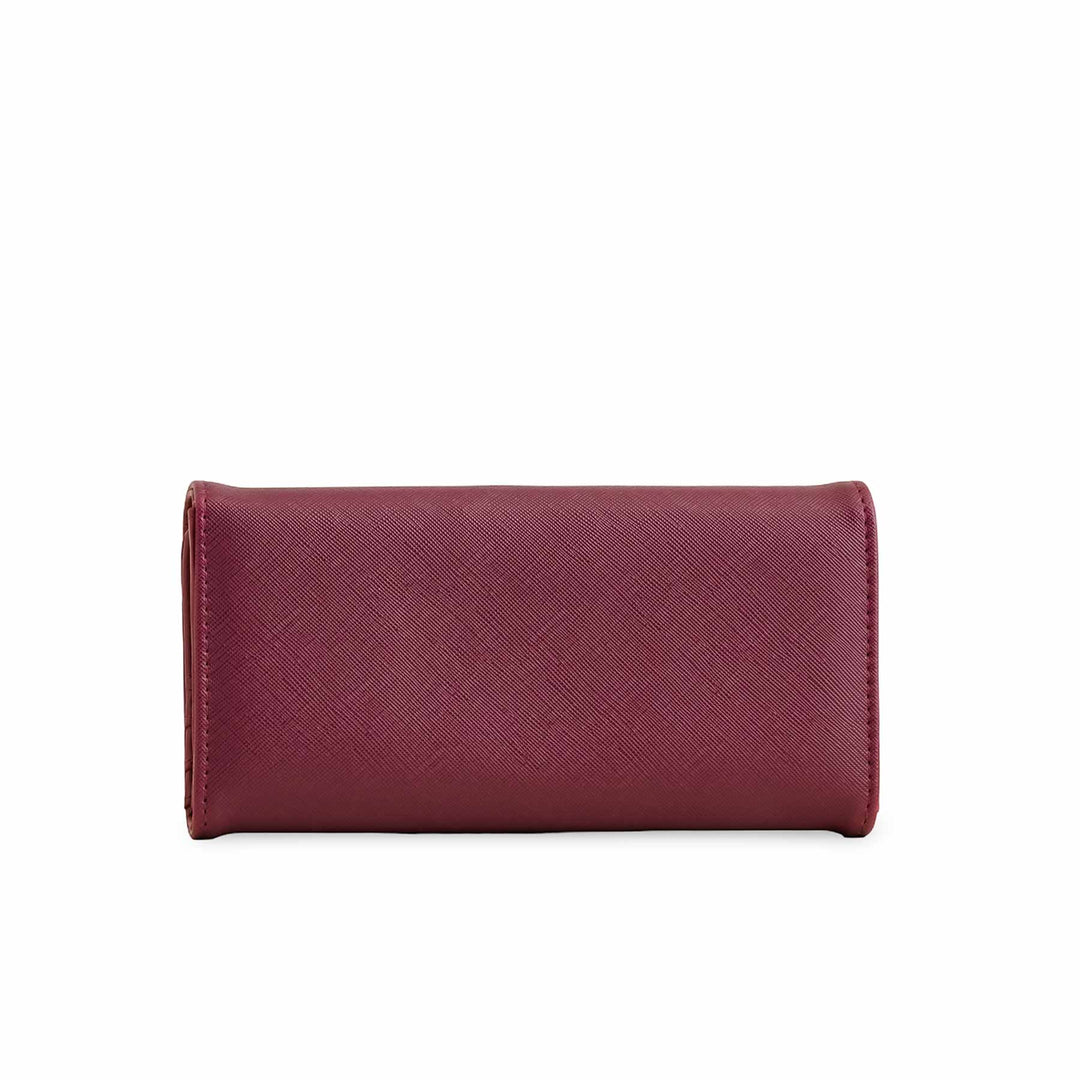 Maroon Women Casual Wallet P70965