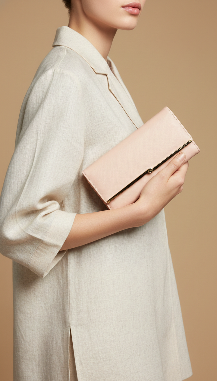 Pink Casual Wallet For Ladies P70967