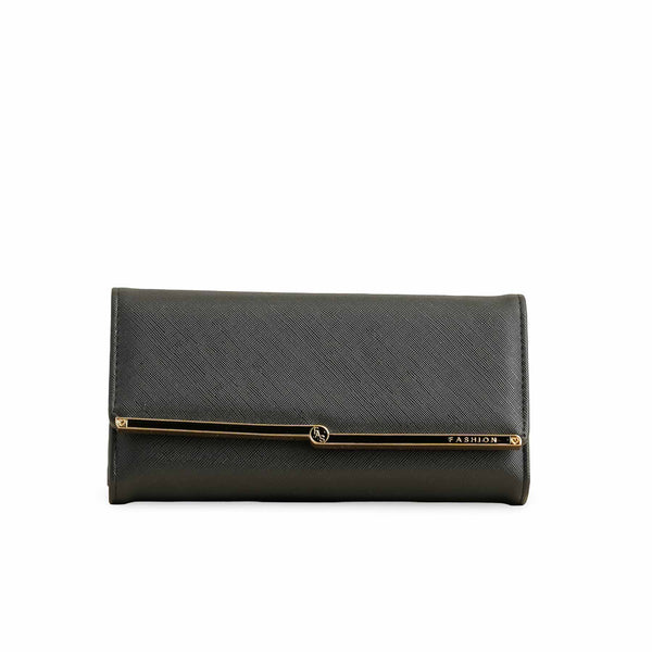 Black Casual Wallet For Ladies P70967