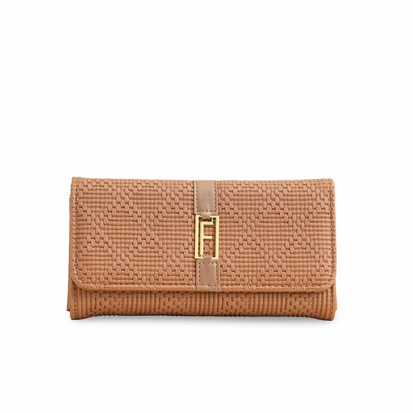 Brown Casual Wallet For Ladies P70969