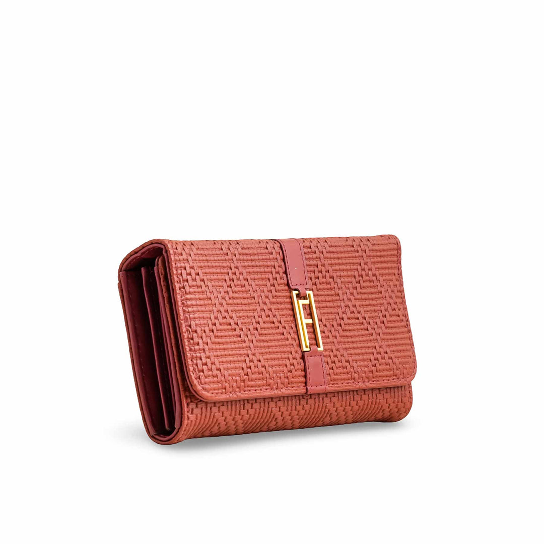 Maroon Casual Wallet For Ladies P70969