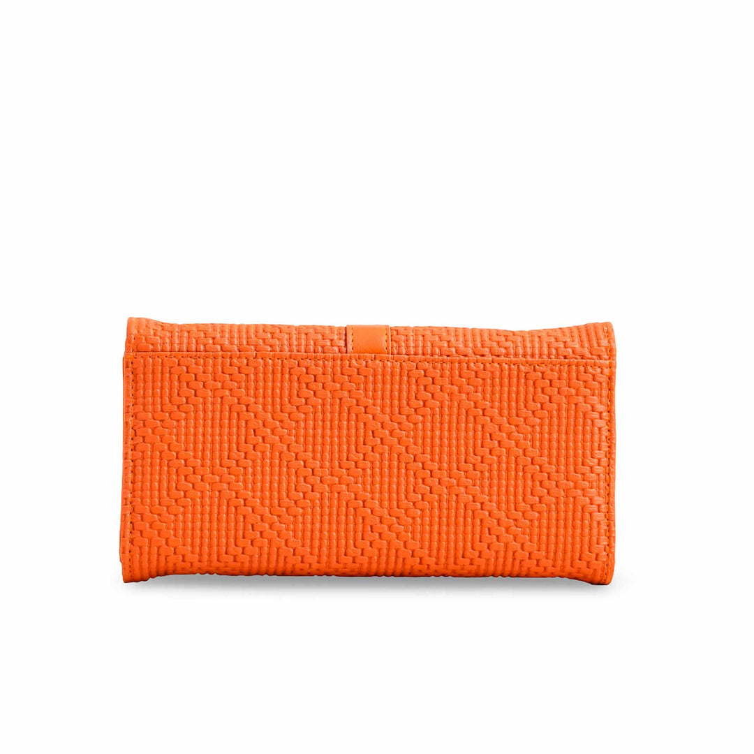 Orange Casual Wallet For Ladies P70969
