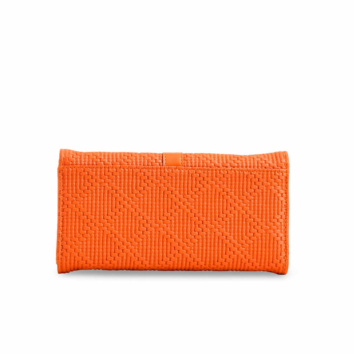 Orange Casual Wallet For Ladies P70969