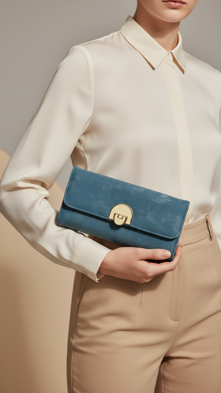 Blue Casual Wallet P70973