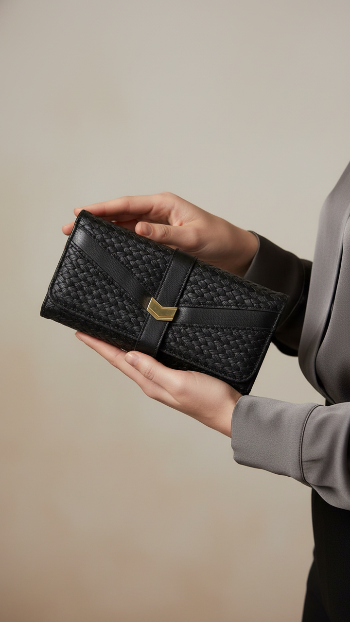 Black Casual Wallet P70974