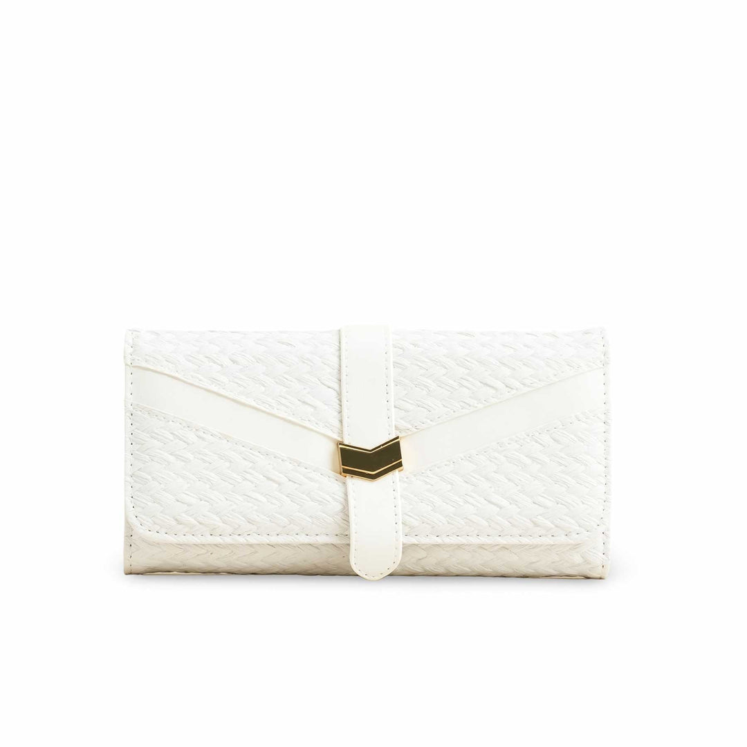 White Casual Wallet P70974