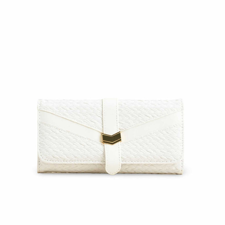 White Casual Wallet P70974